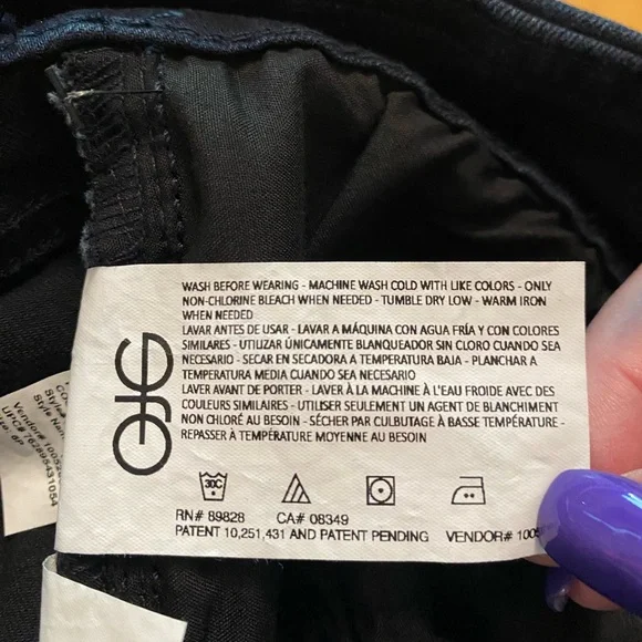 Gloria Vanderbilt Amanda Pull-on Slim Leg Classic Rise Jean Size 6 Petit… - Picture 8 of 15